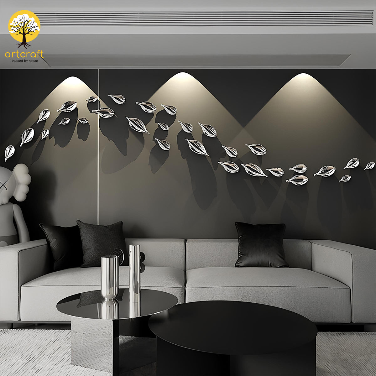 FOLD LEAF WALL HANGING - 100% MADE IN BRASS