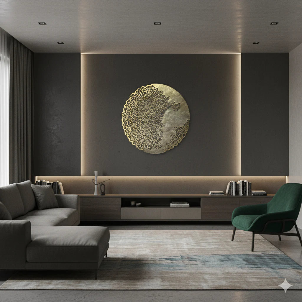 Coral Reef Wall Decor - Made with 100% Brass