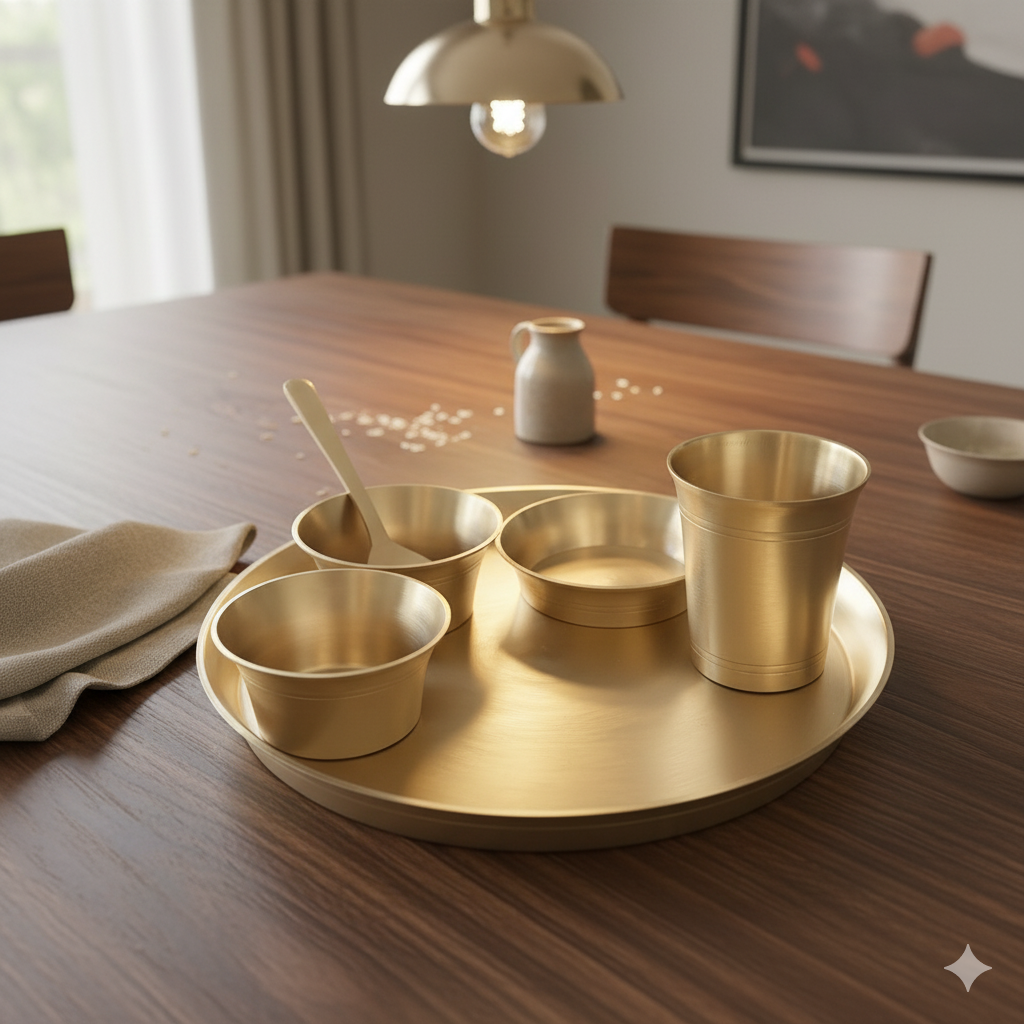 Sattva- Set of Kansa Utensils
