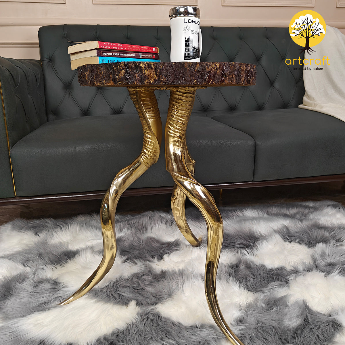 Horn Table - 100% Made With Pure Brass