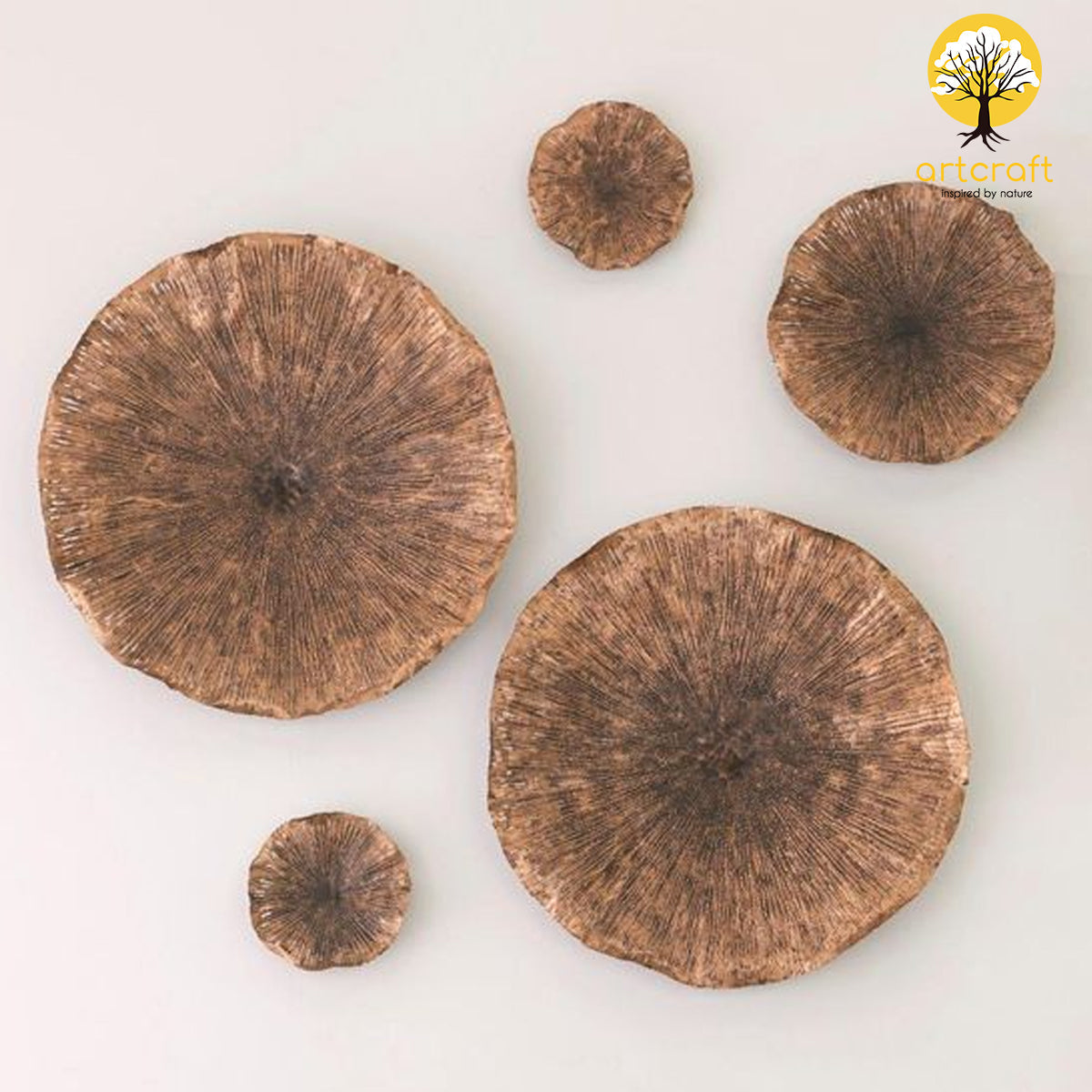 Lily Pad Wall Decor - 100% Made From Brass