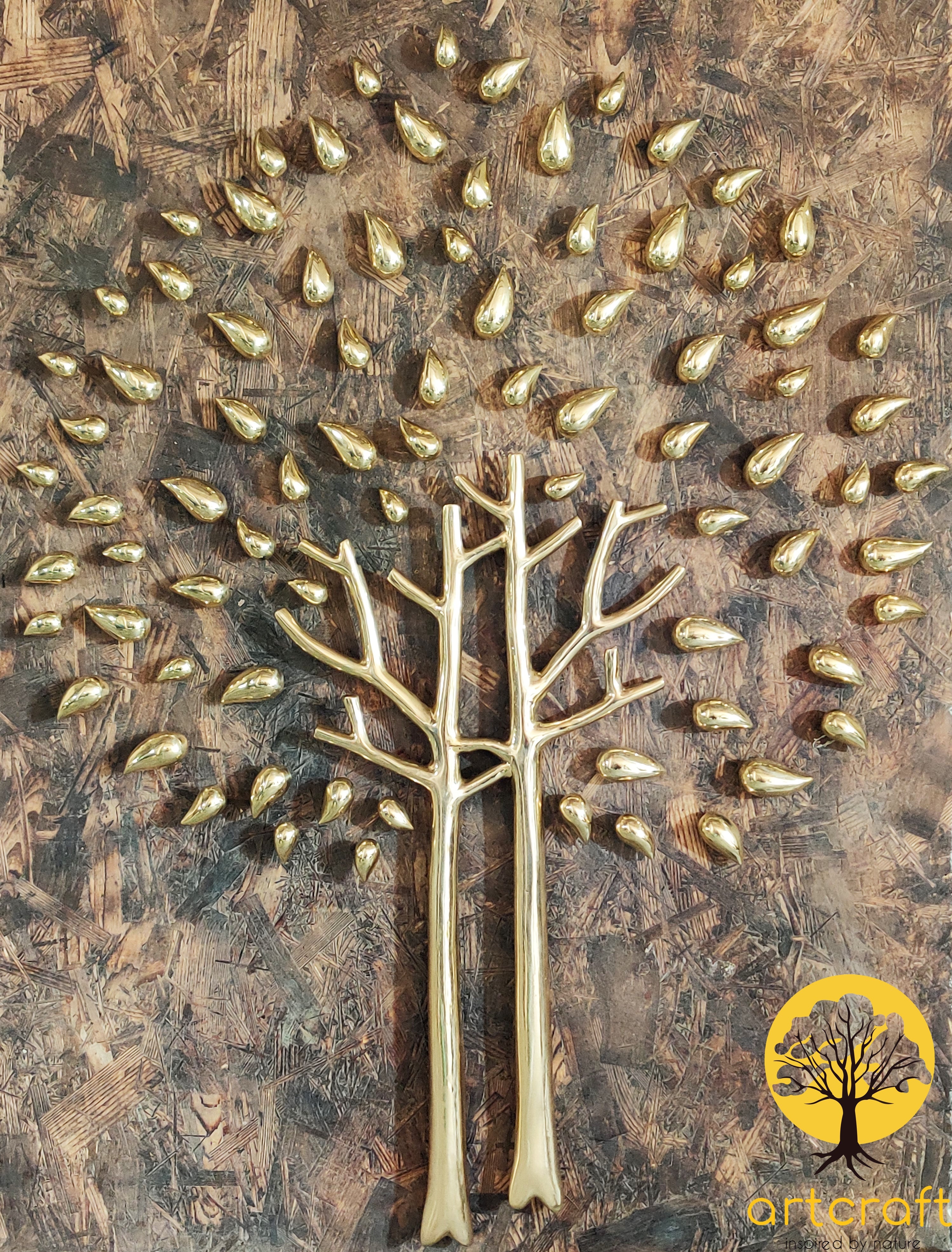 Dew Drop Brass Tree - Made in Brass