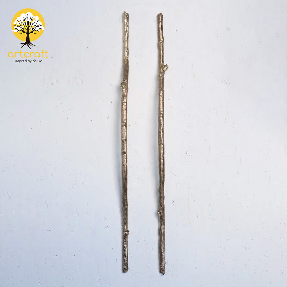 Bark Twig Handle - 100% Made from Pure Brass