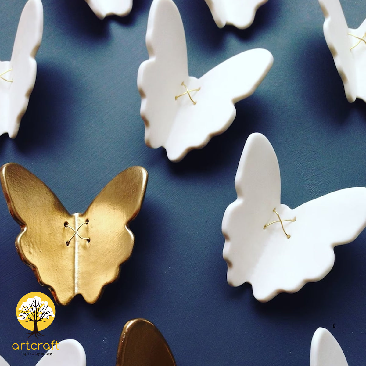 Urban ButterFly Wall Decor - 100% Made From Brass