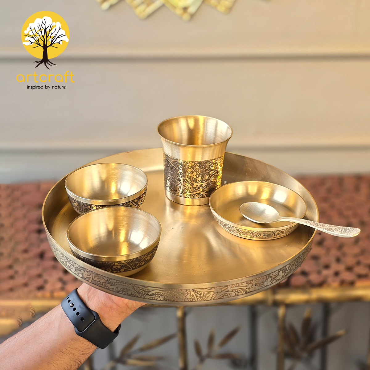 Maharaja Set of Kansa Utensils