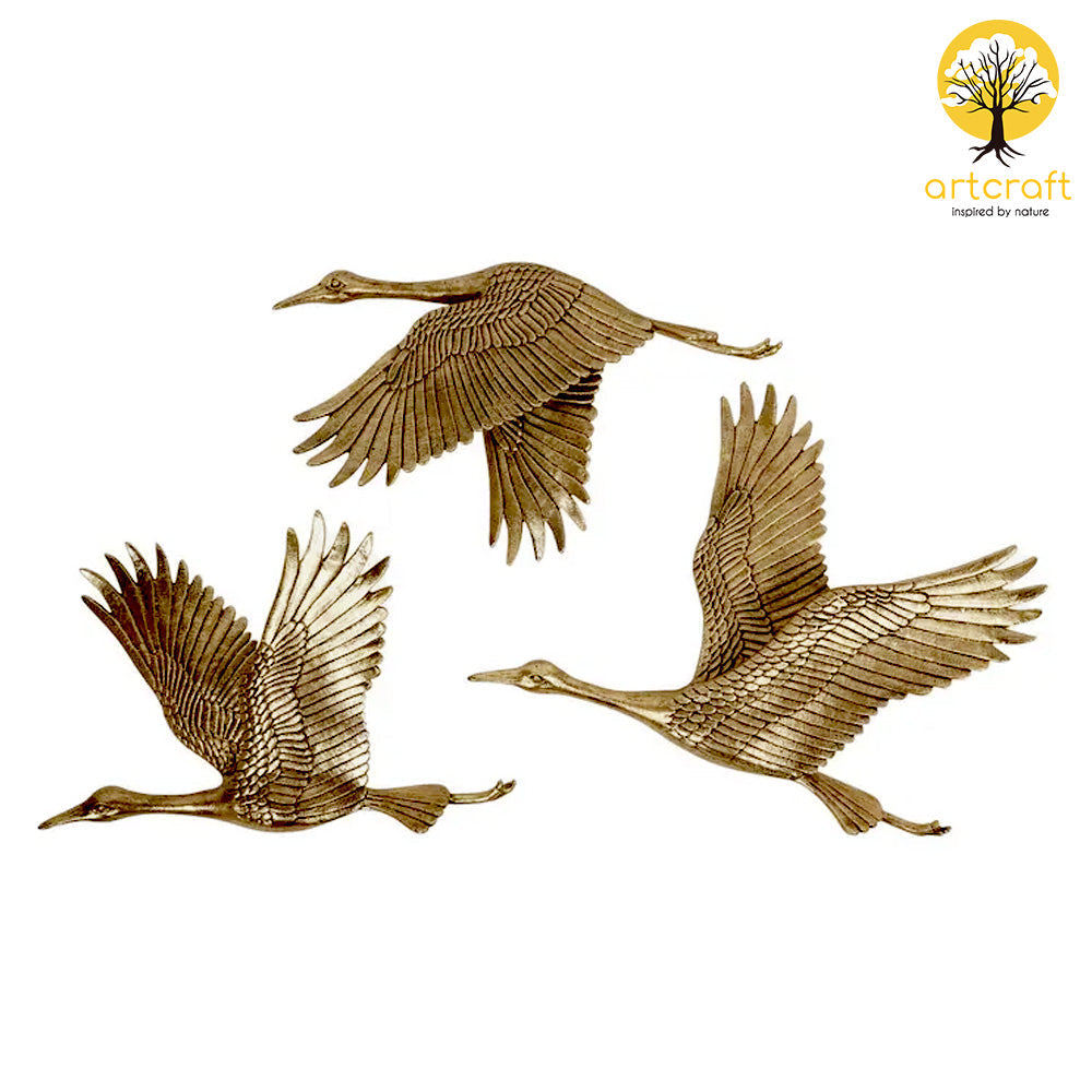 Flying Cranes - 100% Made From Brass
