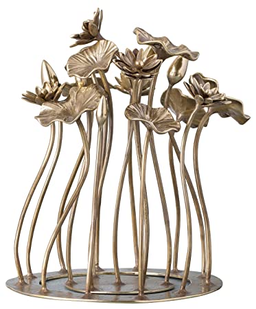 WIDE LOTUS BUNCH TABLE DECOR - 100% MADE FROM BRASS