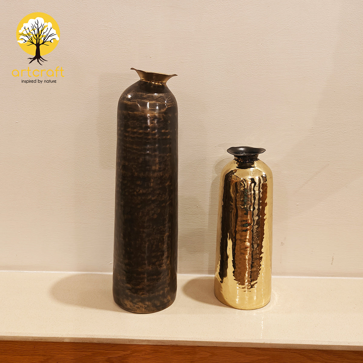 Abstract Vase - Made in 100% Pure Brass