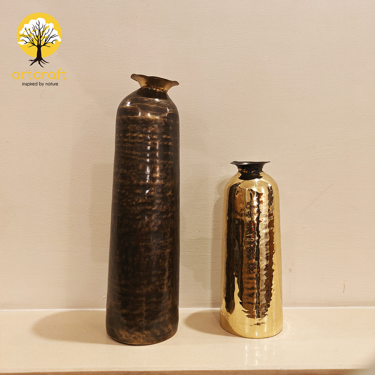 Abstract Vase - Made in 100% Pure Brass