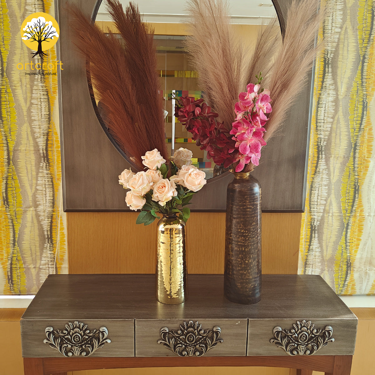 Abstract Vase - Made in 100% Pure Brass