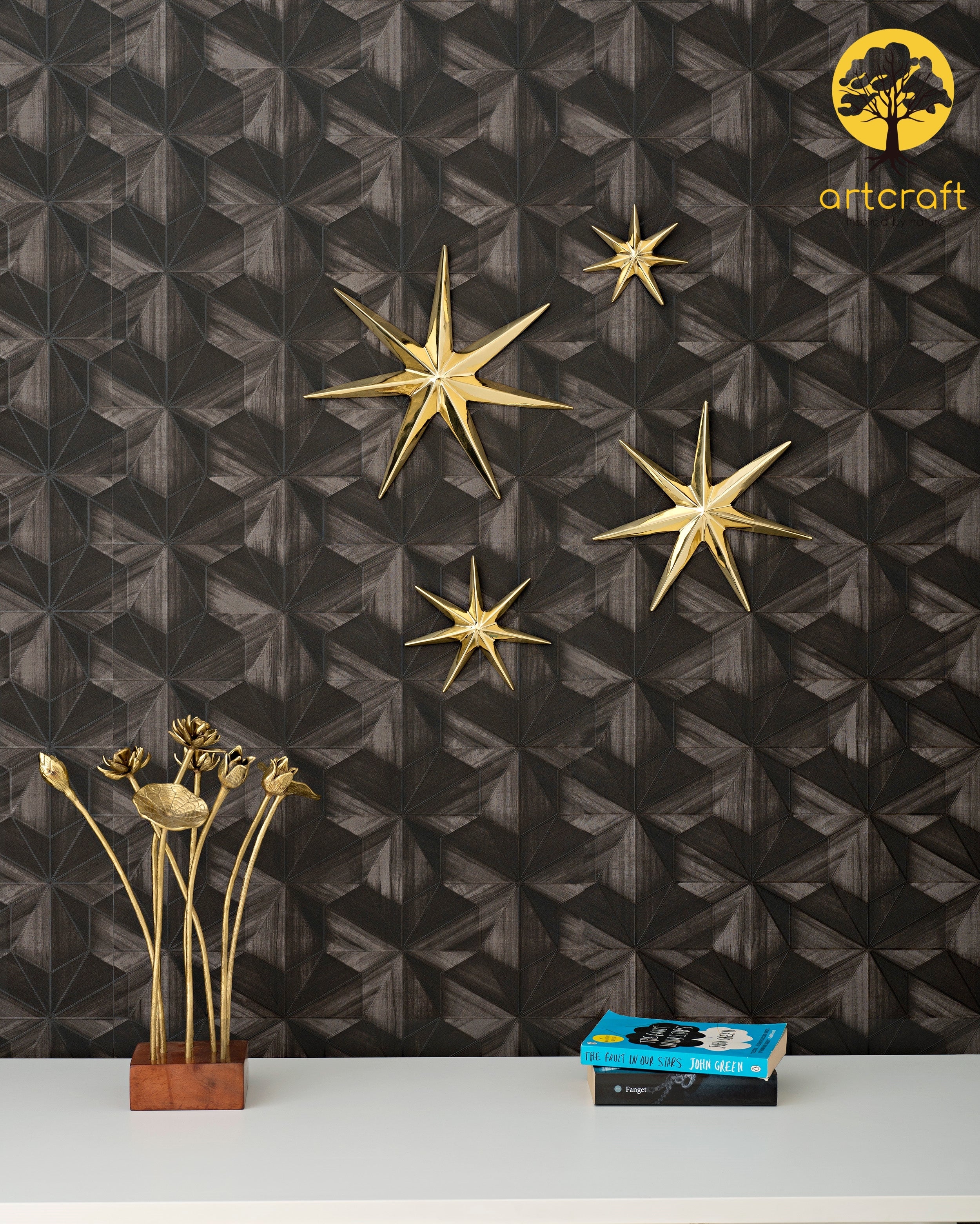 Star Wall Decor - 100% Made In Brass