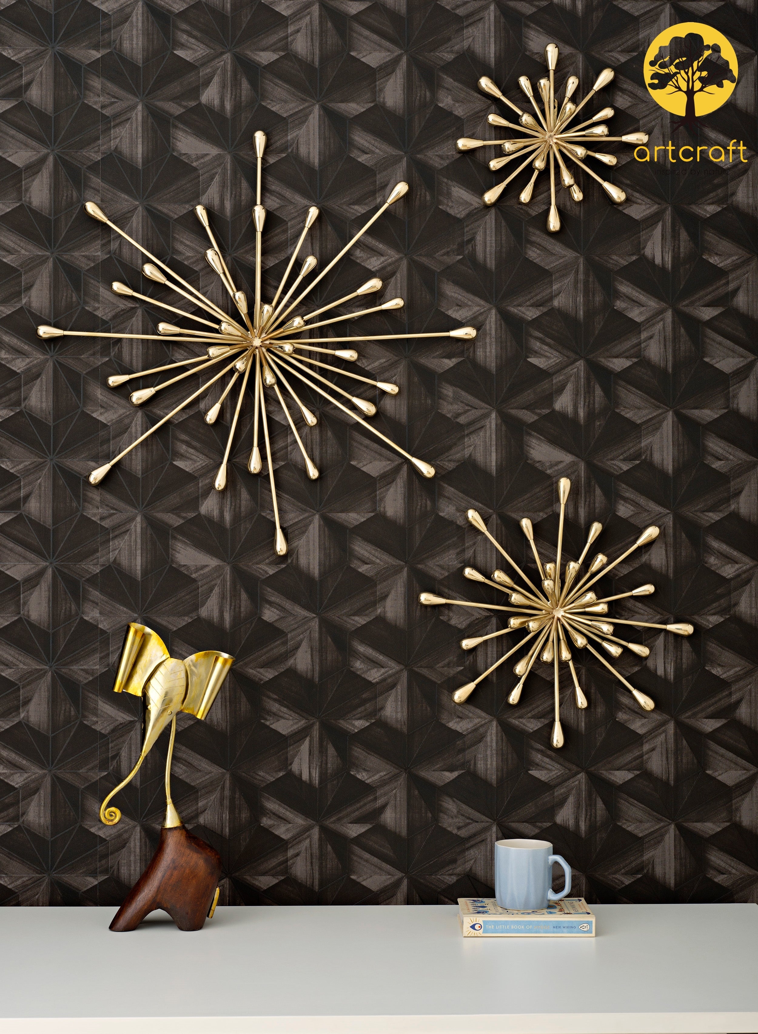 Wall Fireworks - 100% Made From Brass