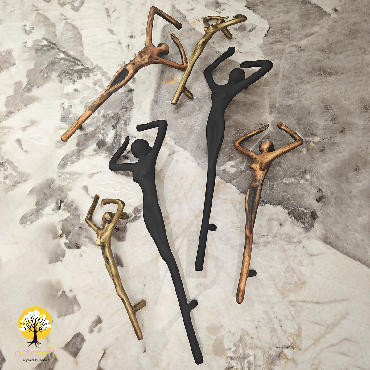 Ballerina Handle - 100% Made from Pure Brass