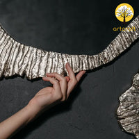 Bark Wall Mirror - 100% Made From Brass