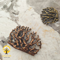 Coral Handle - 100% Made from Pure Brass