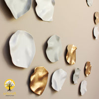 CURLY WAVES WALL DECOR - 100% MADE IN BRASS