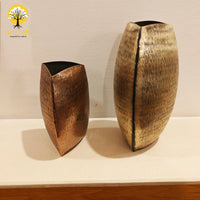 Curved Vase - Made in 100% Pure Brass