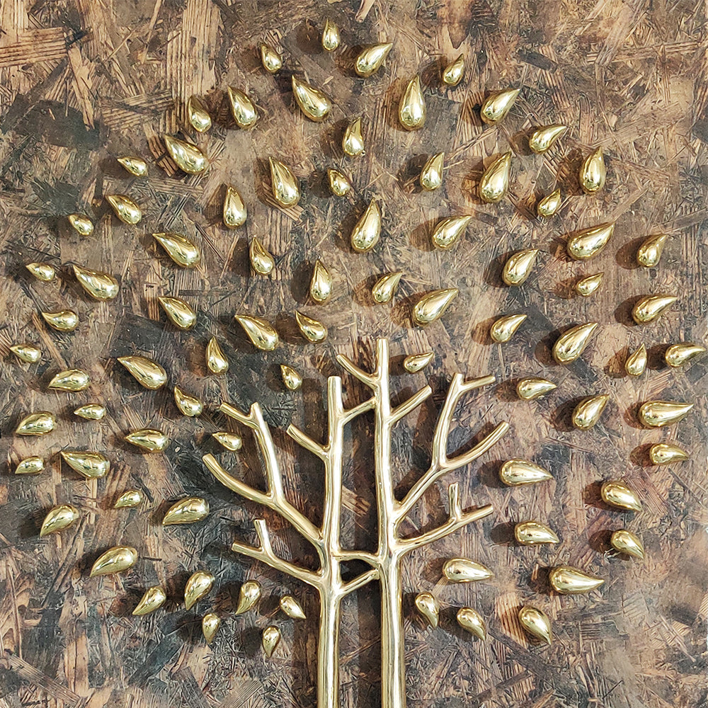 Dew Drop Brass Tree - Made in Brass