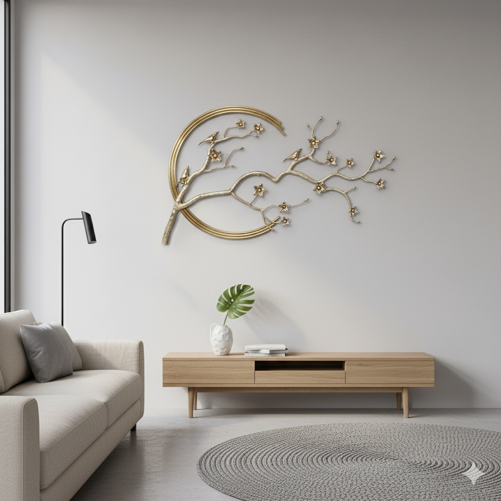 Solar Nest Branch - Made in 100% Brass