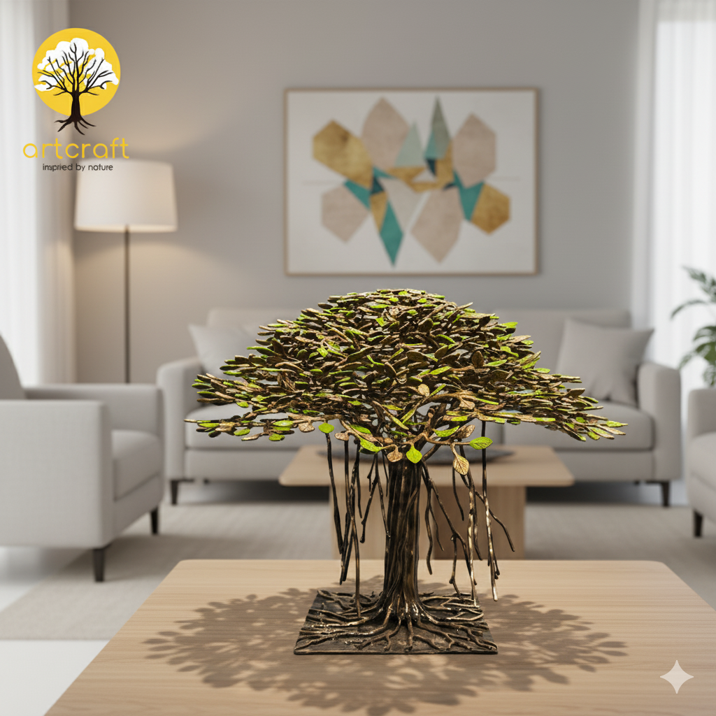 Banyan Table Art - 100% MADE FROM BRASS