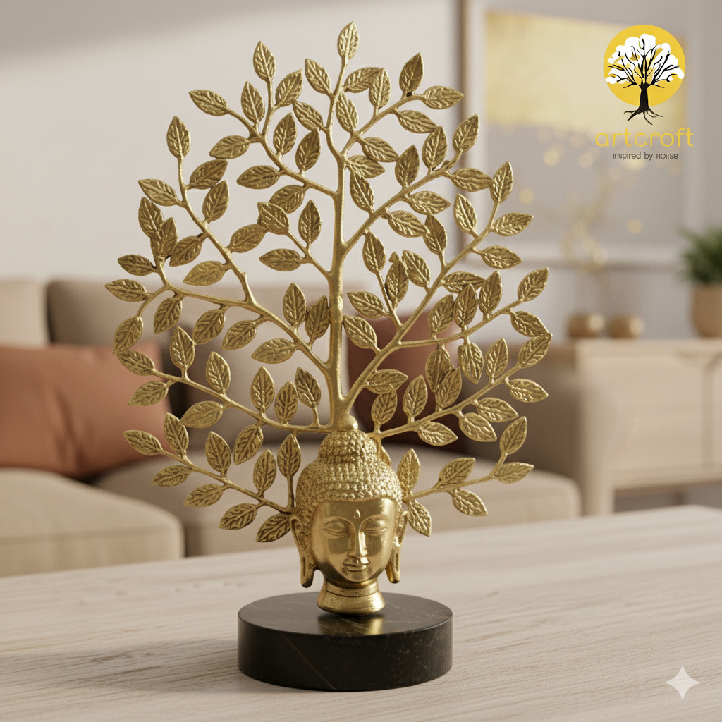 KalpaVriksha Table Art - 100% MADE FROM BRASS