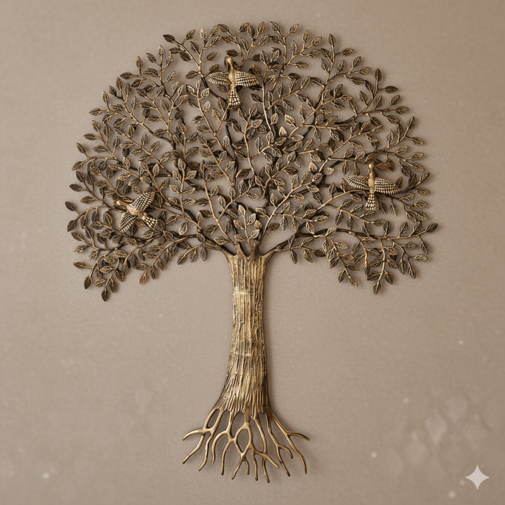 Brass Kalpavriksha Tree of Life - Tree of Life