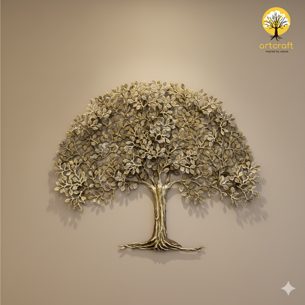 Brass Kalpvriksha Tree of Life - Kalpataru concept