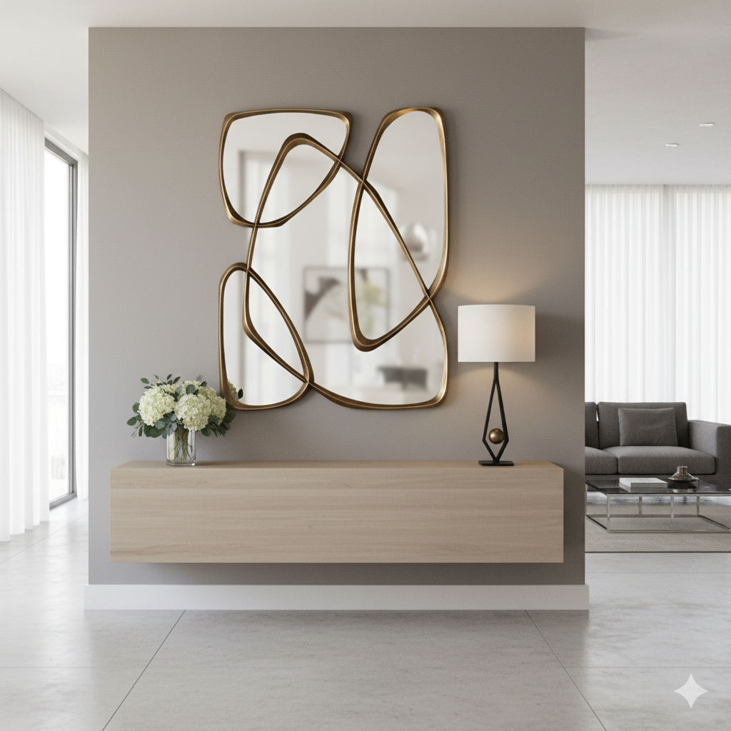 Adva Wall Mirror - Made in 100% Brass