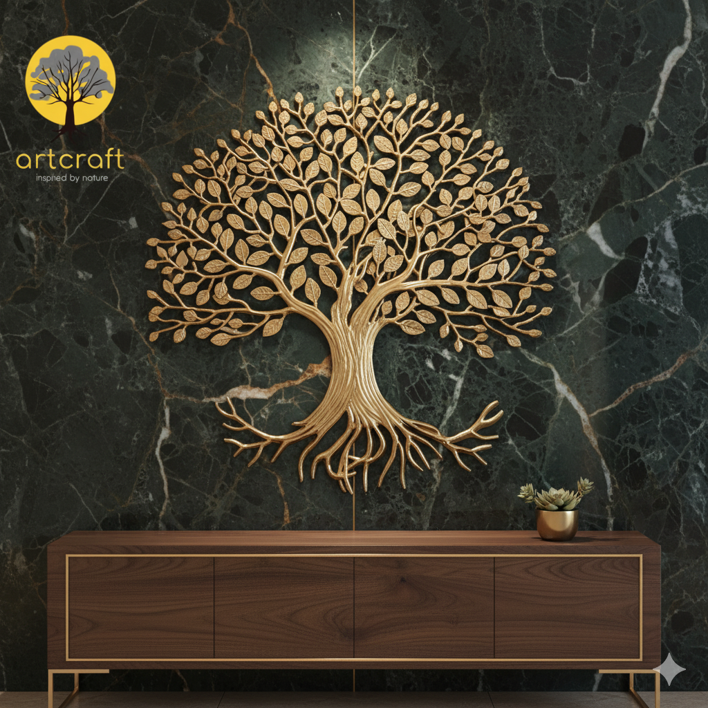 Brass Kalpvriksha Tree of Life - Bodhisattva Concept