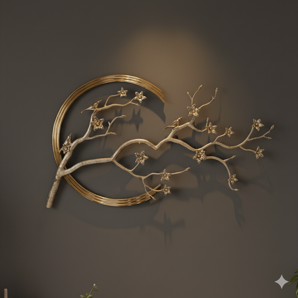 Solar Nest Branch - Made in 100% Brass
