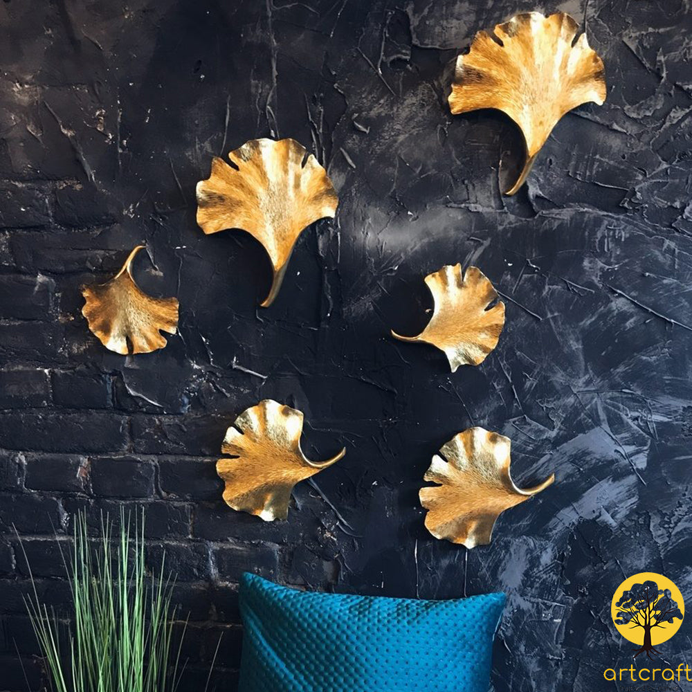 GINGKO LEAF WALL HANGING - 100% MADE IN BRASS