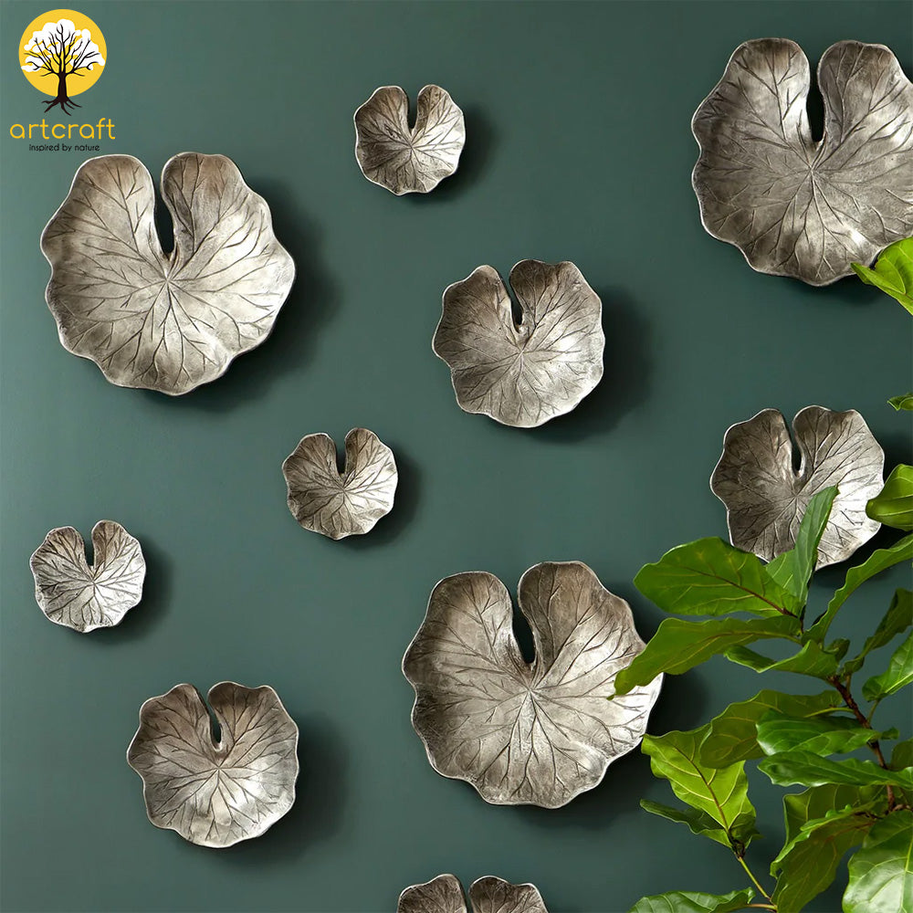 Lotus Leaf Wall Flower Decor - 100% Made From Brass