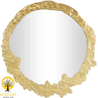 Molten Wall Mirror - 100% Made From Brass