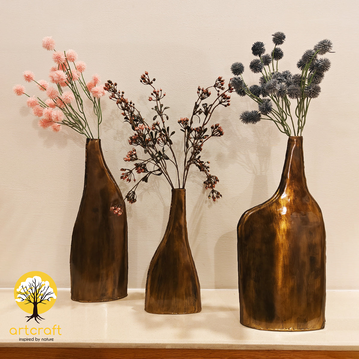 Sleek Vase - Made in 100% Pure Brass