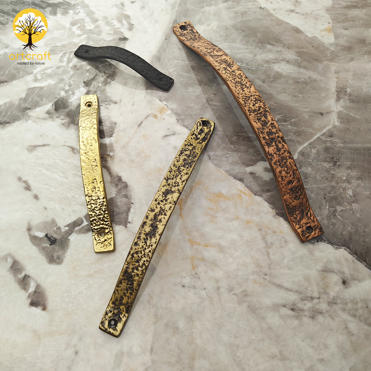 Stone Window Handle - 100% Made from Pure Brass