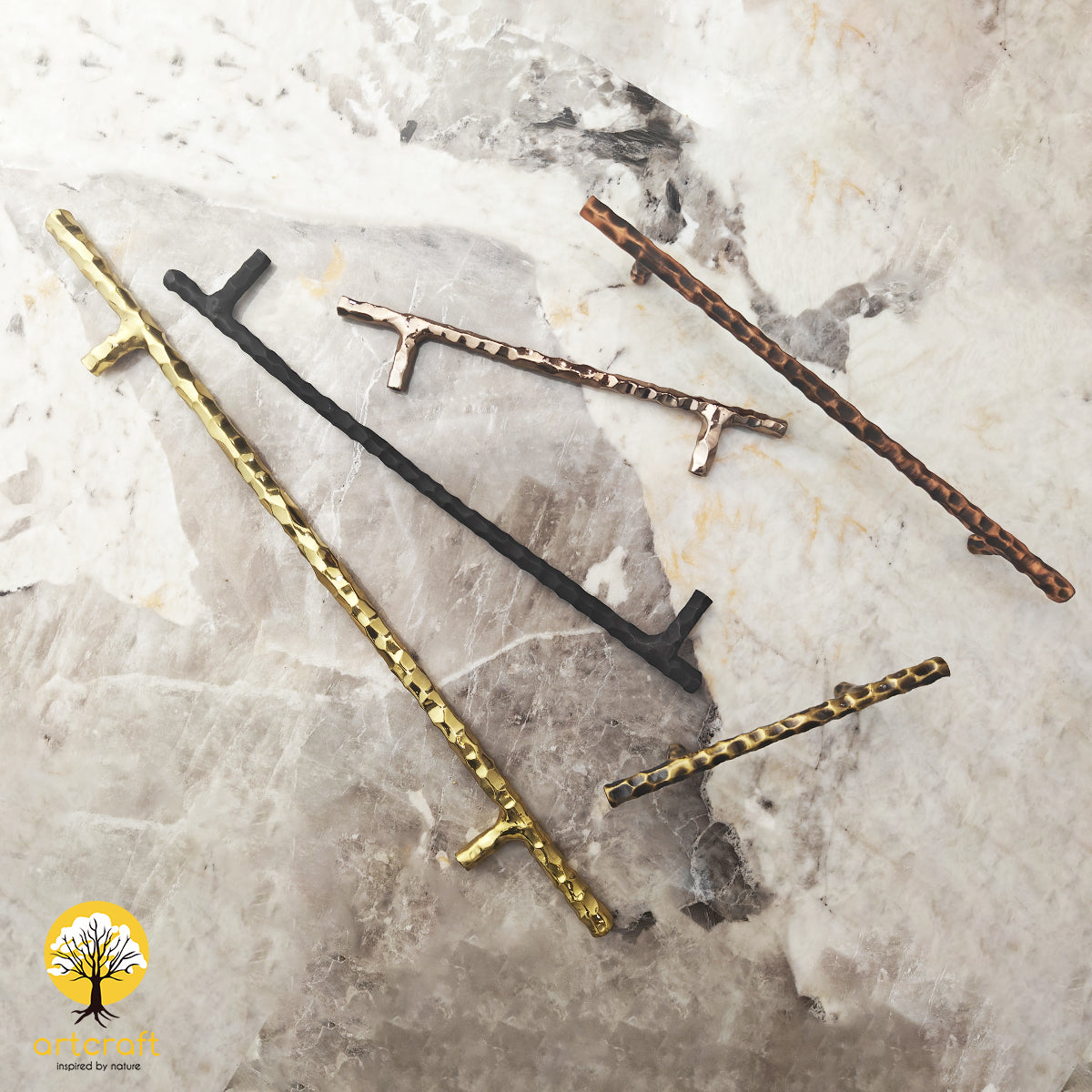 Stoneage Handle - 100% from Pure Brass