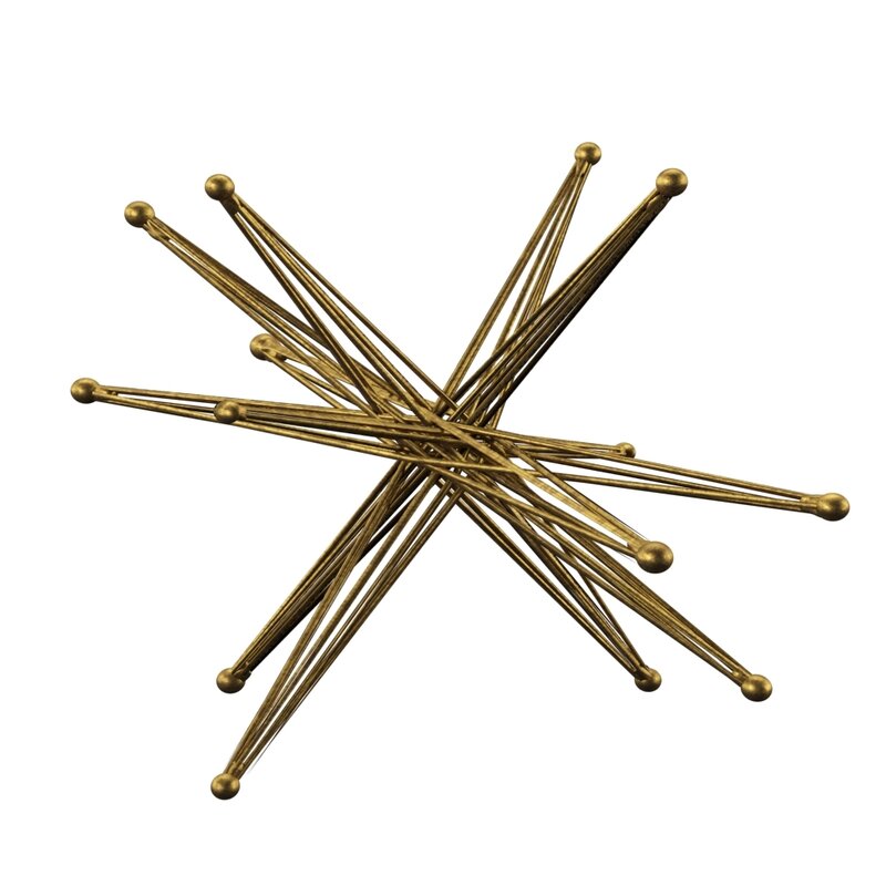 STAR BURST TABLE DECOR - 100% MADE FROM BRASS