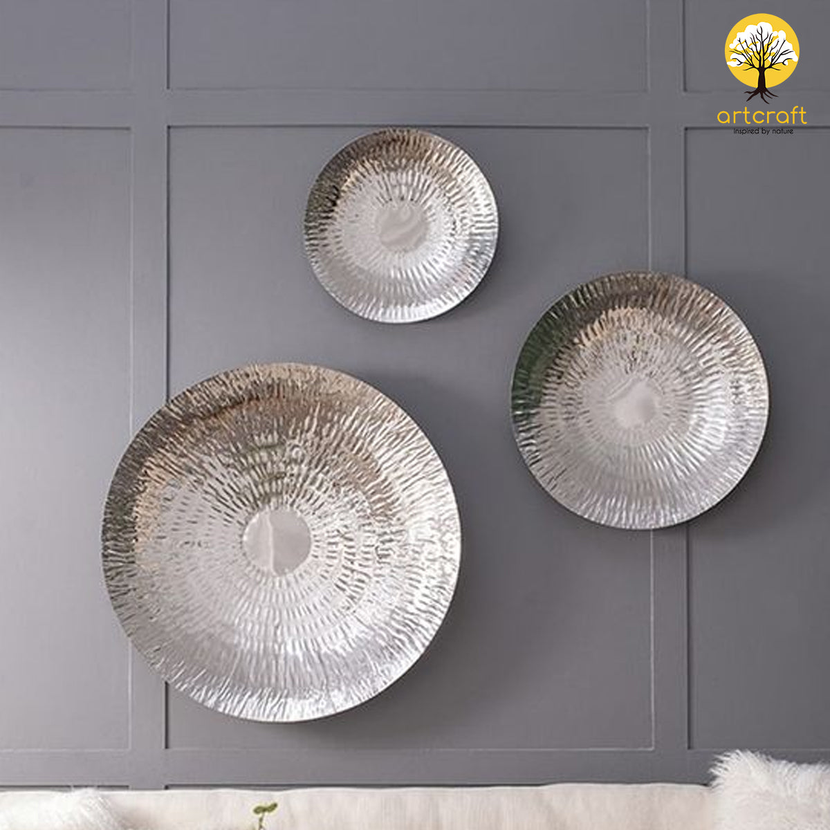 PLATES WALL HANGING - 100% MADE IN BRASS